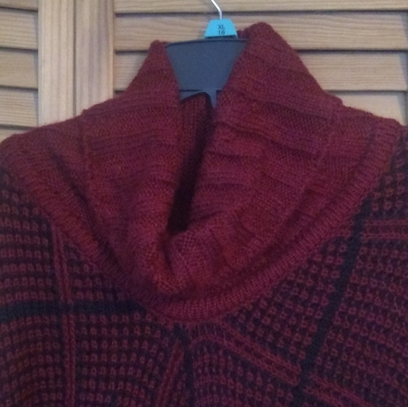 None Accessories - Soft High Neck Poncho
